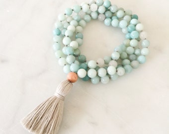 Soothe Mala- mala beads, mala necklace, tassel necklace, mala, mala beads necklace, tassel necklaces, beaded necklace, mala beads 108