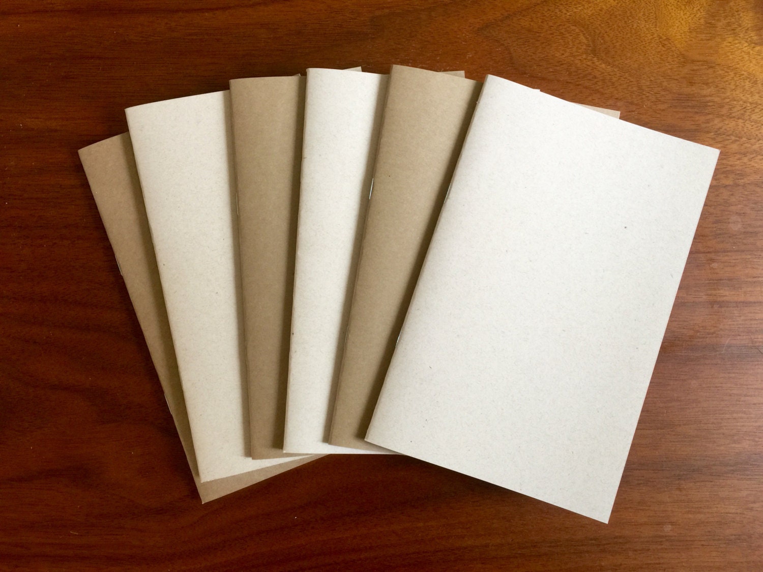 BULK Kraft Notebook 5.25 x 8.25 kraft brown by DangBatIndustries