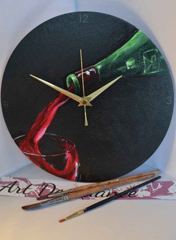 Wine O' Clock Stylish piece of practical art by ArtDecadance