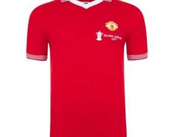 man utd blue retro shirt