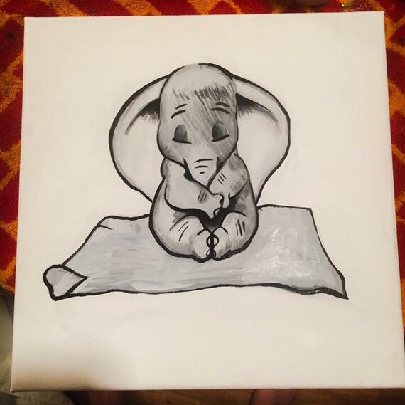 Nursery Baby Dumbo by MidnightMunnsDesigns on Etsy