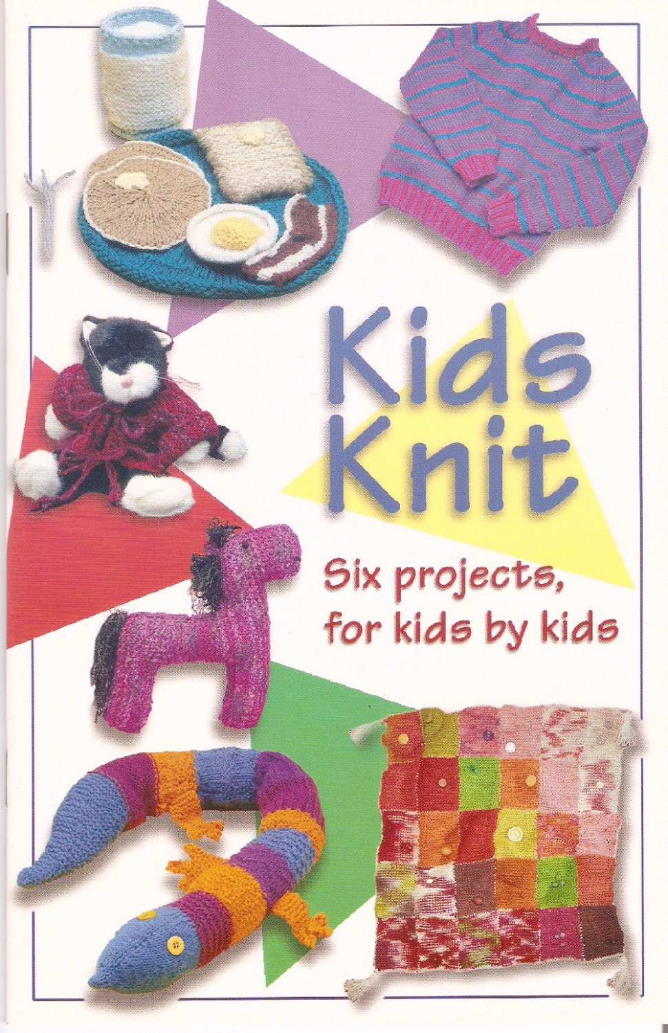 Child's Learn to Knit Book a howto with patterns