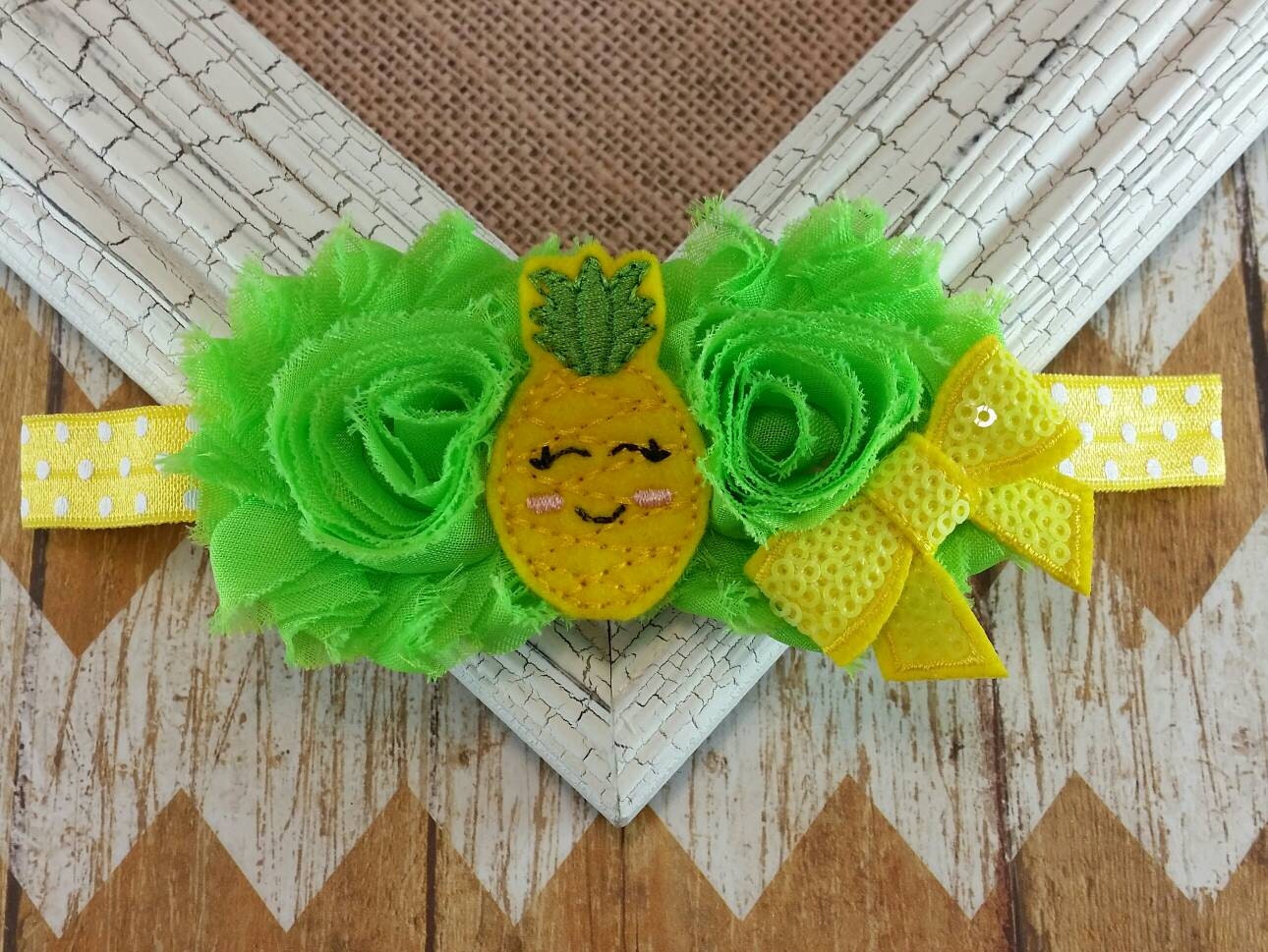Pineapple headband pineapple baby headband baby headband