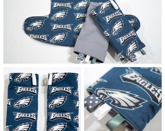 Philadelphia Eagles Baby, Ergo 360 drool pads, ergobaby bib, teething pads, ergo 360 pocket, lillebaby dool pads, Eagles diaper bag