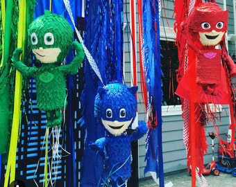 Pinata inspired by PJ Mask/ Owlette/Catboy/ Gekko