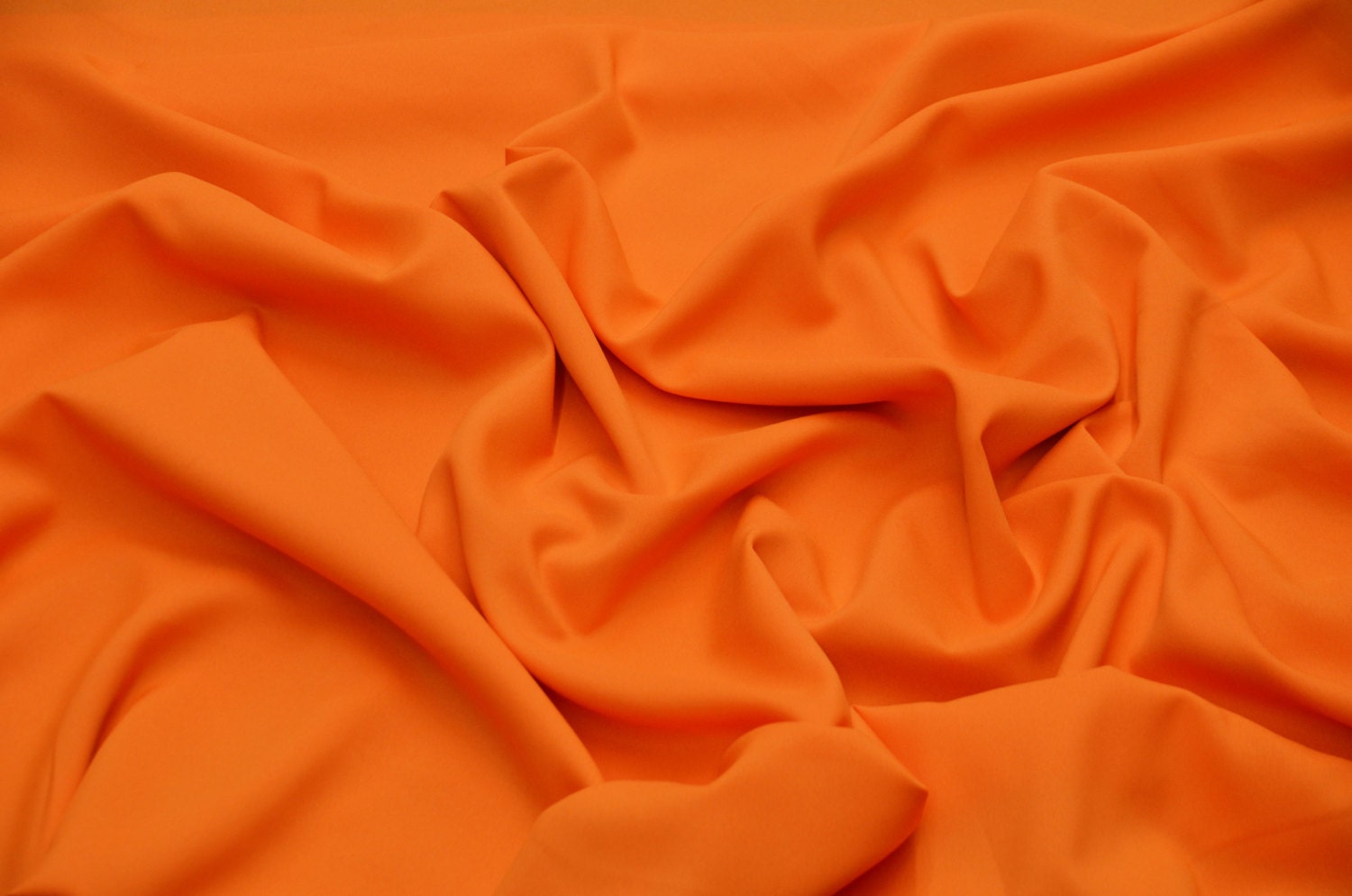 Orange Polyester Fabric Orange Fabric Yardage Sold By The