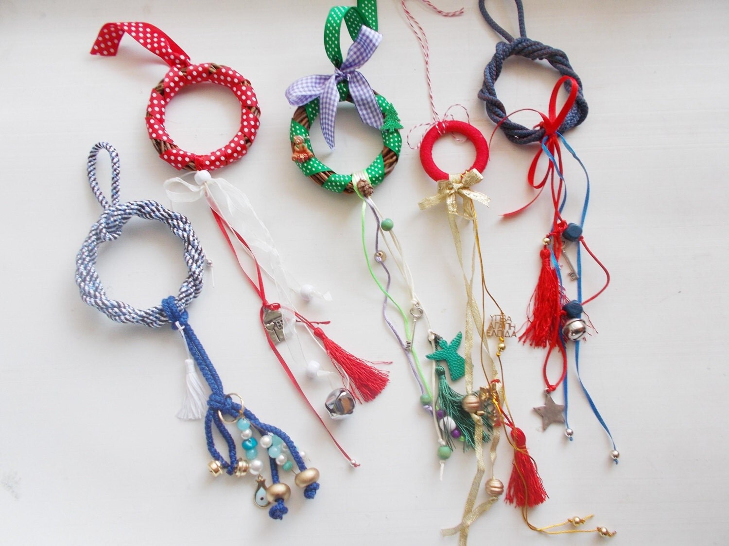 Lucky charms handmade hanging ornaments christmas holiday gift