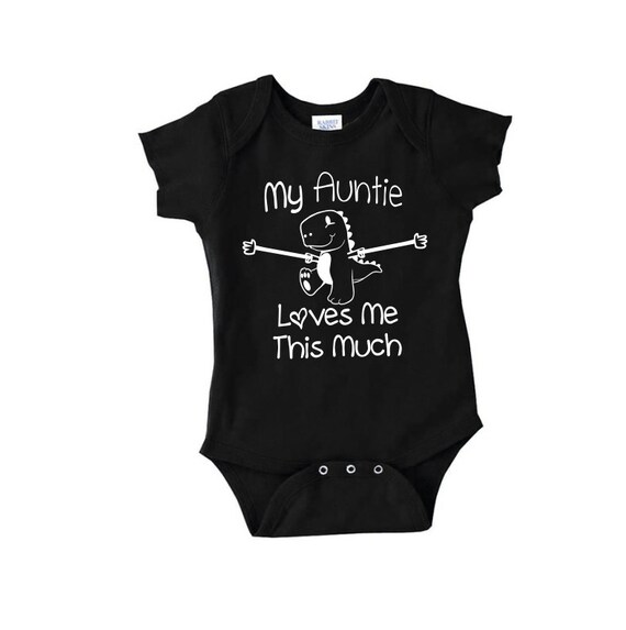 My Auntie Loves Me This Much funny cute baby by youngandstyling