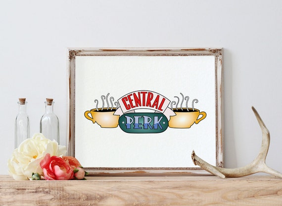 Friends TV Show Friends Print Friends Poster Central by PrintyMuch