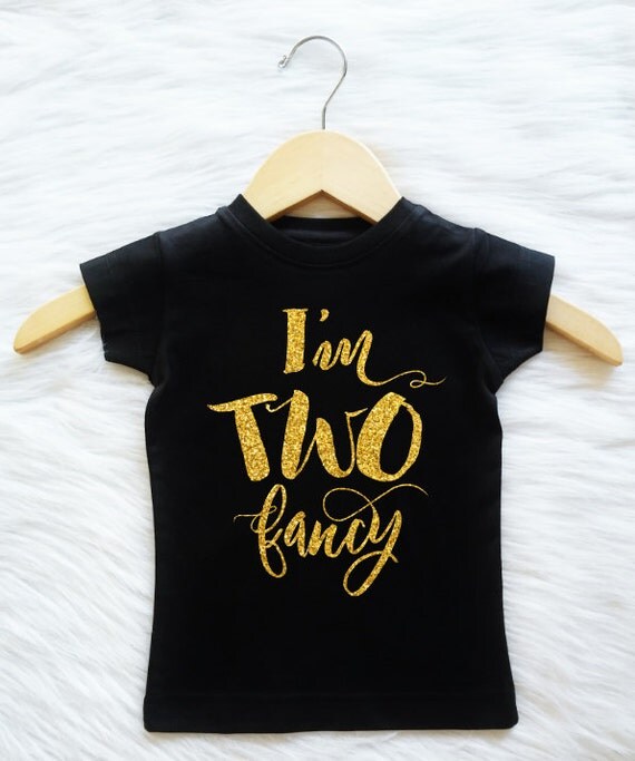 CUSTOMIZABLE COLORS I'm Two Fancy/girls 2 second birthday/