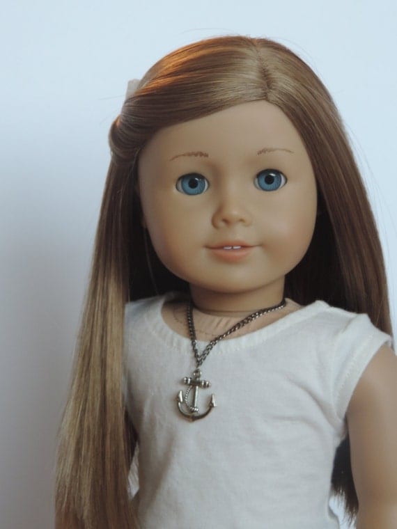 Anchor Necklace - 18 Inch Doll Clothes // Jewelry