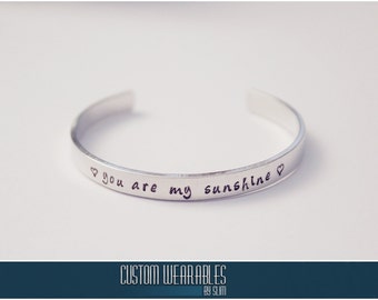 CUSTOM Stamped Bracelets!