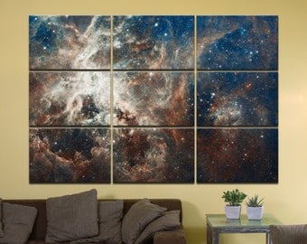 30 Doradus Nebula - 72" x 48", GIANT 9-Piece Canvas Wall Mural