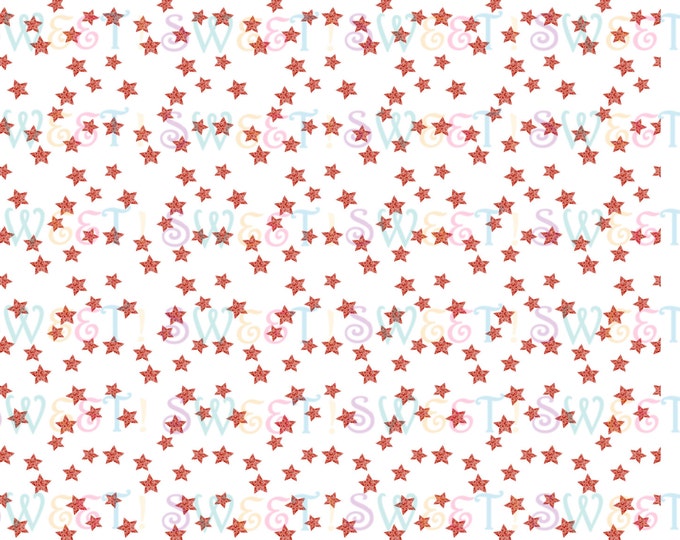 Edible Pattern Sheet, Stars - Wafer Paper or Frosting Sheet