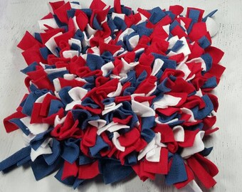 Nose Work - Snuffle Mat - Dog Training Toy - Rooting Mat - Dog Enrichment - Dog Training - Fleece Dog Mat - Dog Treat Puzzle - Mini Pig Mat