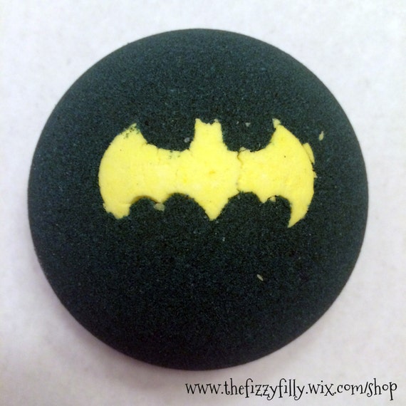 Batman Bath Bomb by TheFizzyFilly on Etsy