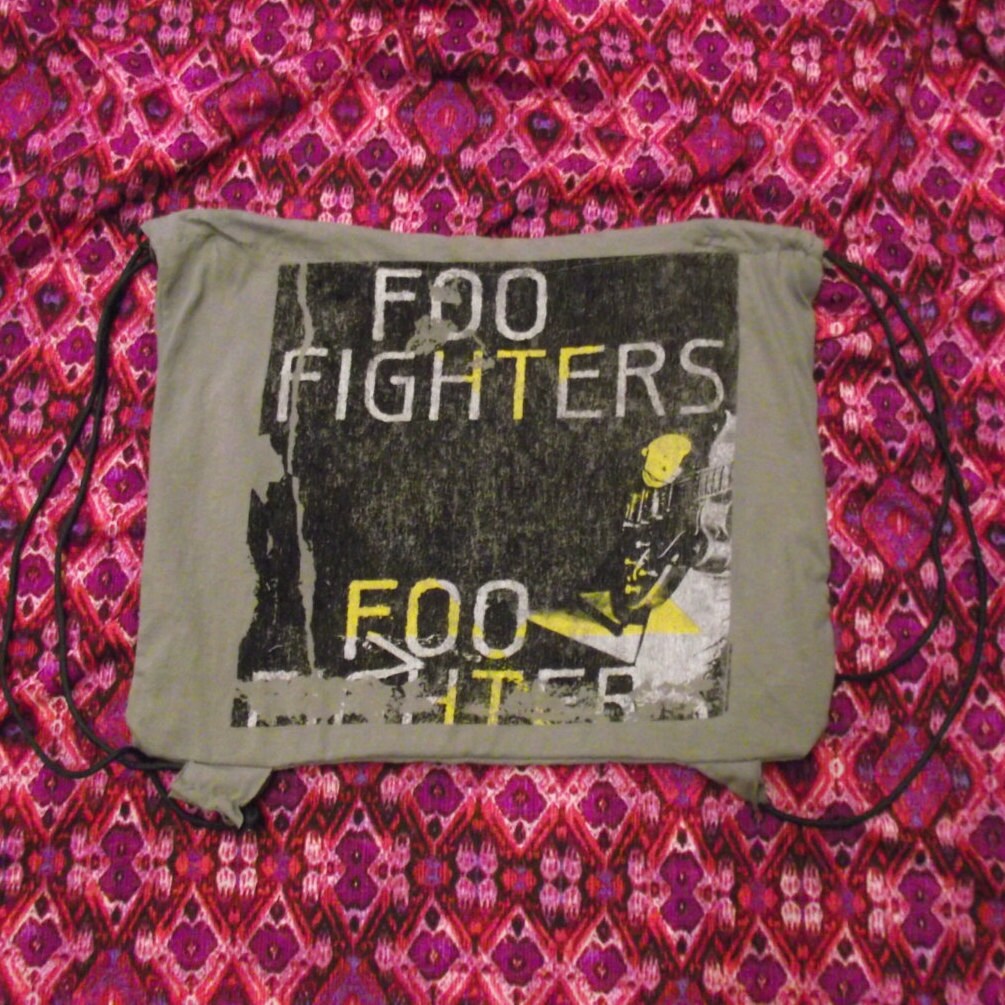 Foo Fighters Drawstring Bag by TheBurningGiraffeUS on Etsy