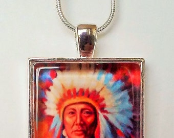 Items similar to Native American Indian Original Acrylic Painting on Etsy