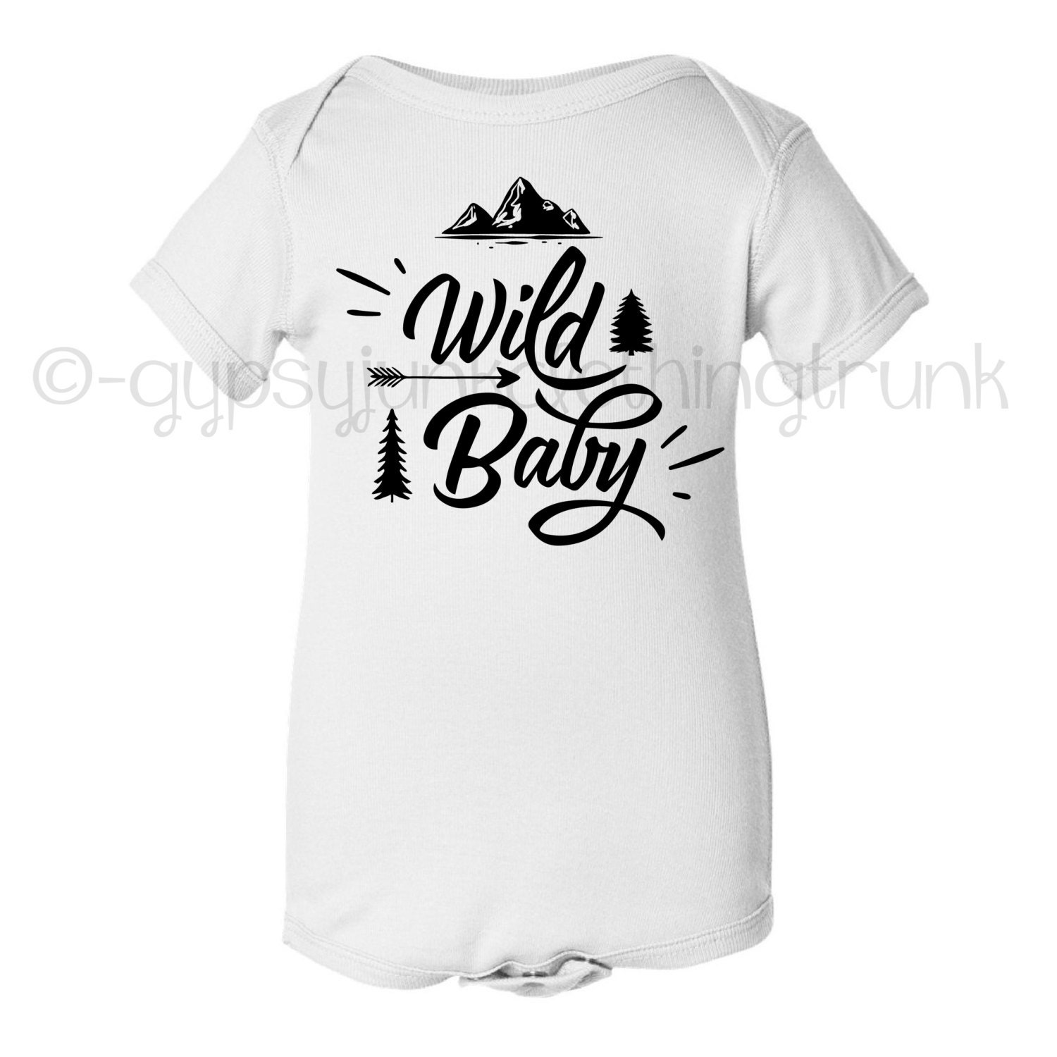Wild Baby Bodysuit Wilderness Baby Top Outdoors Baby