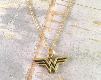 Wonder Woman Jewelry , Super Hero Jewelry, Mom necklace, For mother, For Teacher, You are my hero