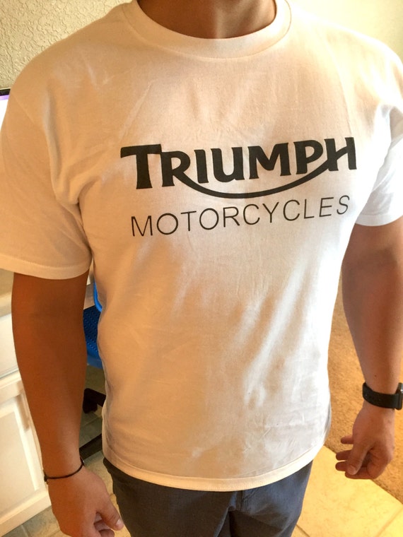 Triumph Motorcycle Shirt T-Shirt Tee by OrientalExpressions