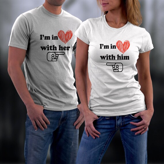 Couples Tshirtsi'm Inlove With Him Her Couples By Styleurshirt