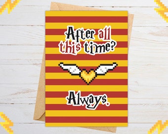 Harry Potter Birthday Card, Anniversary Card, Funny Birthday Card Boyfriend, Golden Snitch, Plush, Wand, Baby, Decal, Mug, Shirt
