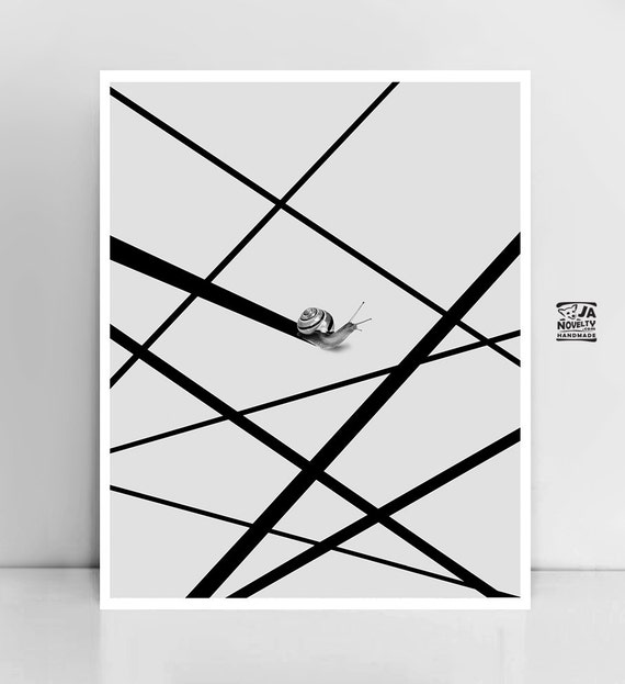 Line Drawing Poster : Large art lines poster black print minimalist