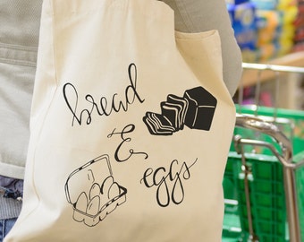 Tote Bag ORIGINAL - Bread & Eggs Grocery Market Tote Bag