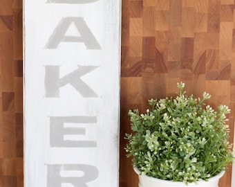 Rustic BAKERY Sign, Kitchen Sign, Wooden Bakery Sign
