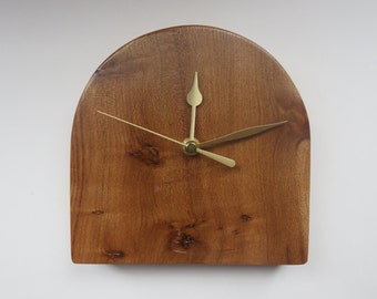 Handmade Elm Wood Clock