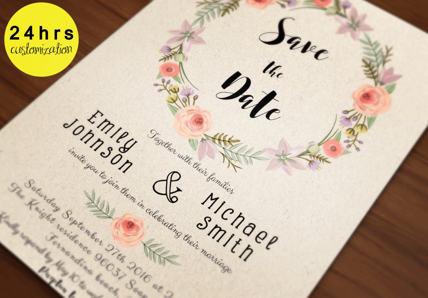 Save The Date Postcard Templates