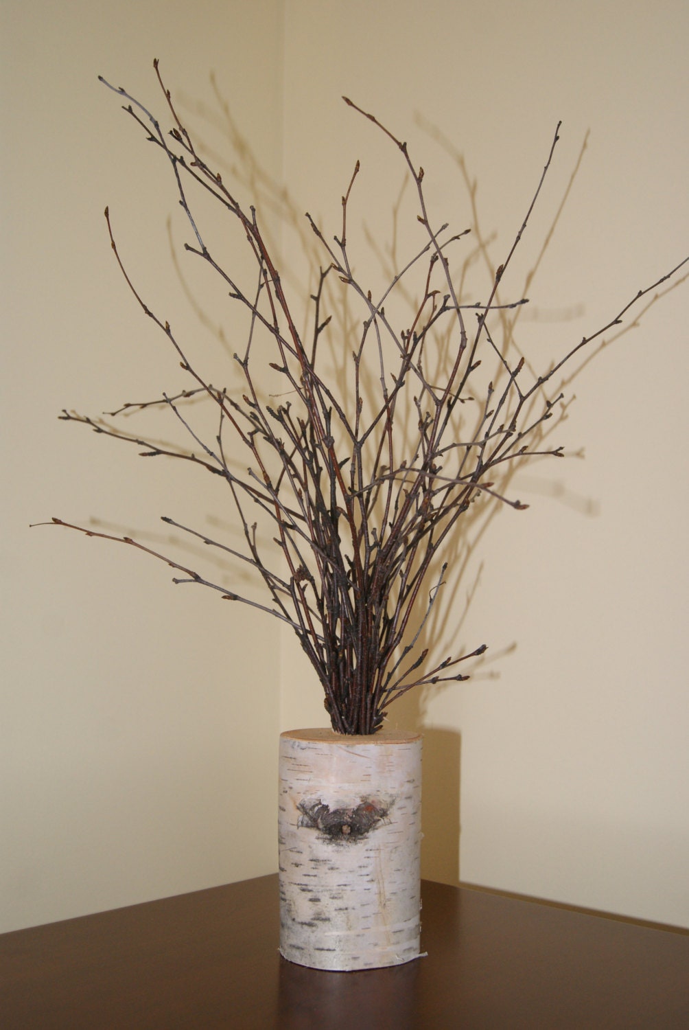 White Birch Floral Arrangement by UPBirchDecor on Etsy