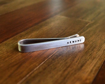 Harry Potter Tie Clip, Always Personalized Tie Clip, Engraved Tie Clip, Harry Potter Always Tie Clip, Tie Bar, 10-Year Anniversary Gifts