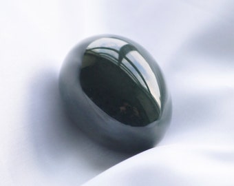 10% off! Undrilled Nephrite Jade Egg Yoni Egg, Kegel Exerciser to Strengthen Pelvic Floor Muscles to Control Bladder and Uterine Prolapse