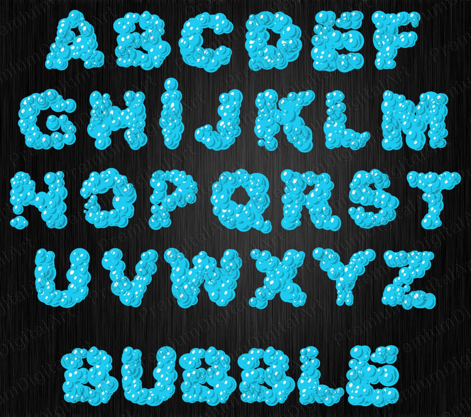 bubble letters font
