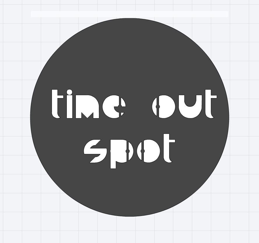 Time Out Spot decal by CapraCreations on Etsy