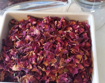 Rose petals 6 cups dried rose petals wedding sachets wedding toss potpourris soap making candle making bath herbs tea blends dried herbs
