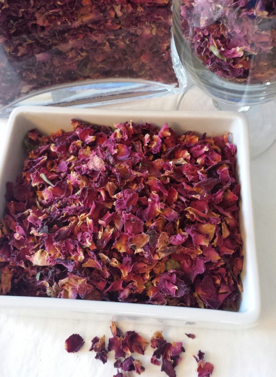 Rose petals 6 cups dried rose petals wedding sachets wedding