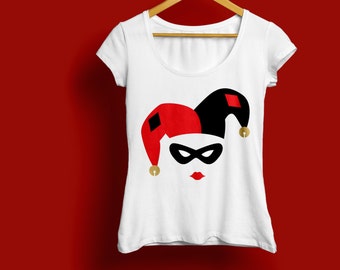 Harlequin Girl Harley Quinn SVG File Cutting Template