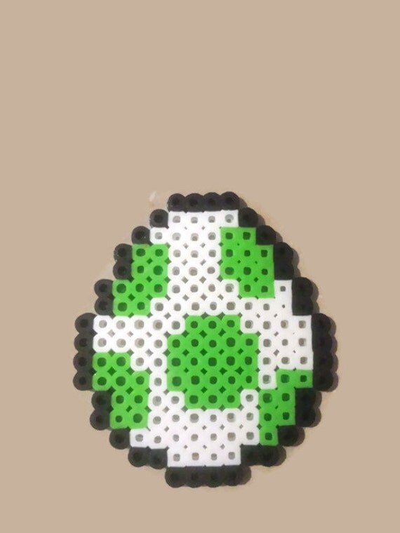 Yoshi egg perler bead Ready to Ship