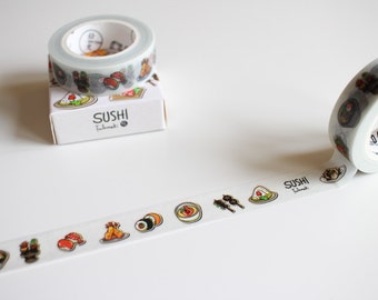 Sushi Washi Tape, Food Washi Tape, Cute Japanese Washi Tape (FD-102)