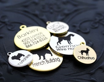 Personalized Breed Dog ID Tags