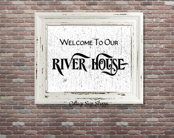 River house decor | Etsy