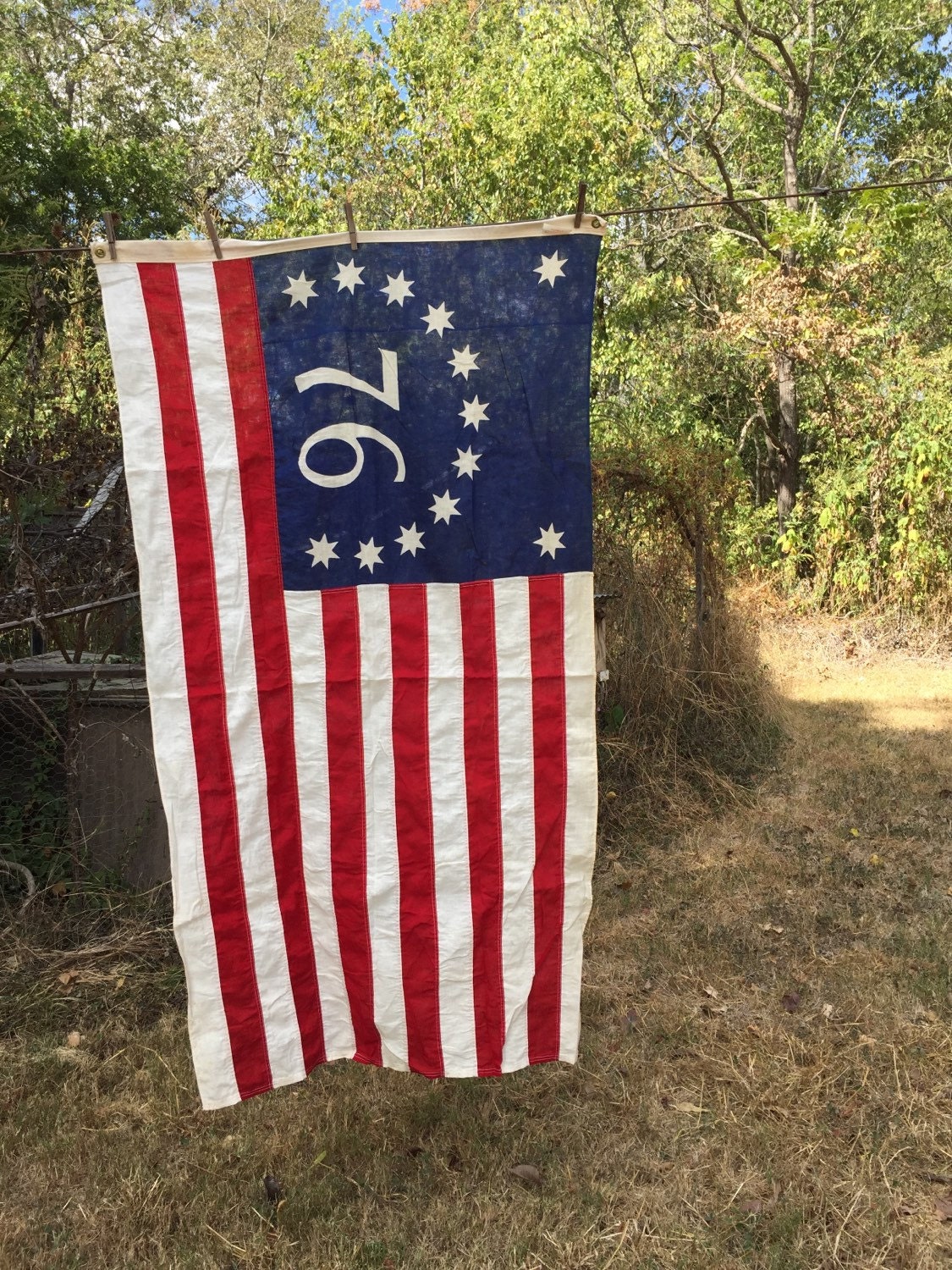 VINTAGE 70s American flag Spirit of 76