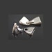 Fold Over Latch End Cap Clasp , 5 Sets Silver 10x2mm Snap Clasp For 5mm 10mm Flat Leather Cord , Leather Bracelet Stainless Steel Clasp