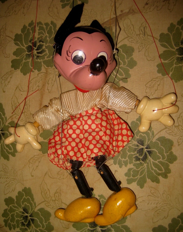 minnie mouse and horse toy