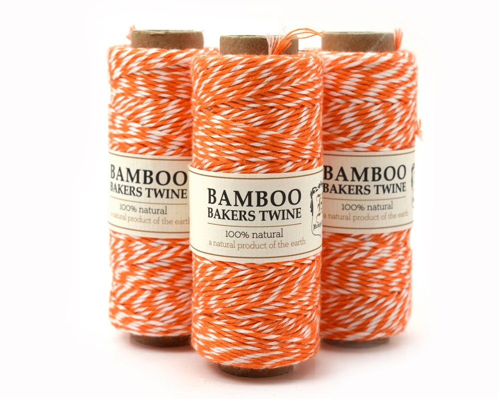 Bakers Twine Bamboo Twine 1mm 2ply Craft Twine by HempBeadery