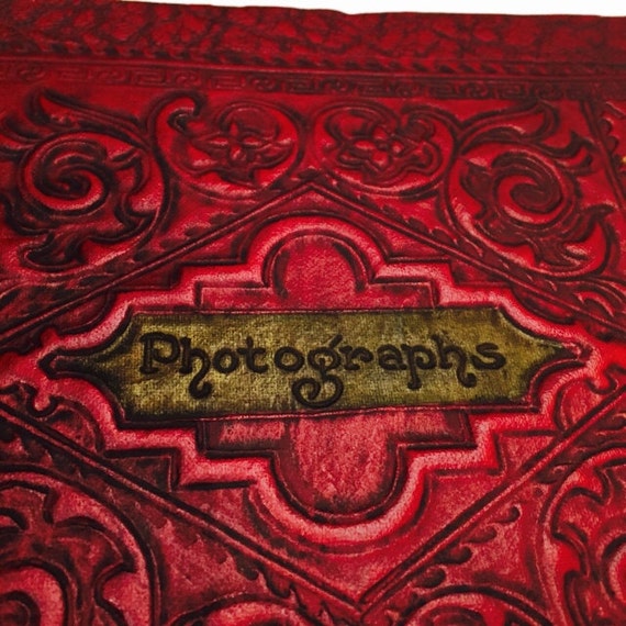 Embossed Leatherette Photograph Album Photo Album Scrapbook