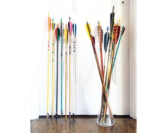 Vintage Wood Arrows / Set of 5